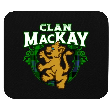 Discover Clan MacKay Cute Baby Lion Rampant Kitten Mouse Pads