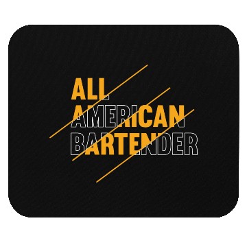 Discover All American Bartender Mouse Pads