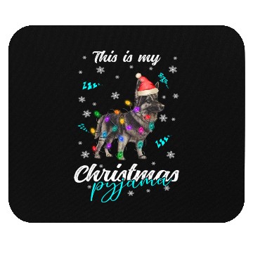Discover Winter Christmas Pyjama German Shepherd Dog Mouse Pads