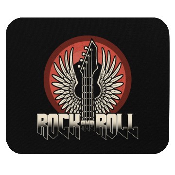Discover Rock And Roll Guitars Mouse Pads
