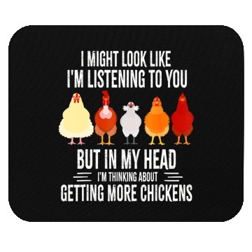 Discover Chicken Farmer Women Men Getting A Lot Chickens Mouse Pads