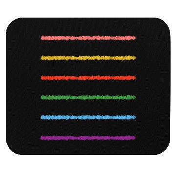Discover Crayon Lines Simple Artwork Mouse Pads