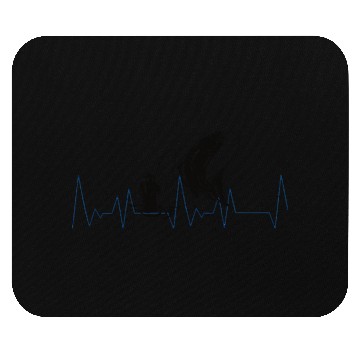 Discover Heart beat, with fish Mouse Pads