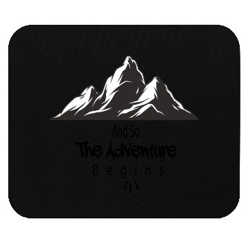 Discover And So The Adventure Begins Mouse Pads