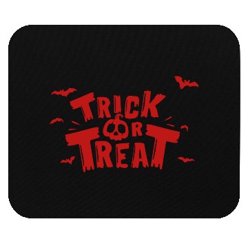 Discover Trick Or Treat Red Mouse Pads