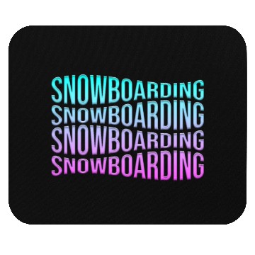 Discover snowboarding Mouse Pads