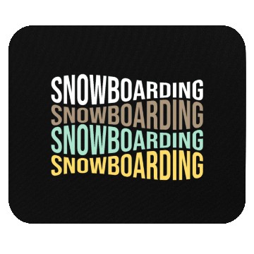 Discover snowboarding Mouse Pads