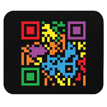 Discover LBGT Flag Gay Pride Human QR Code Mouse Pads