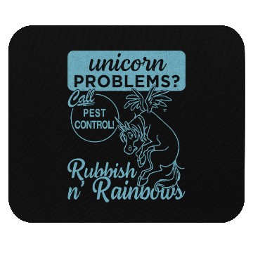 Discover Unicorn Problems Mouse Pads
