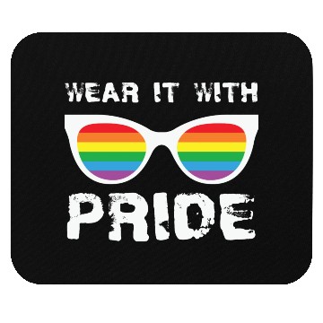 Discover LBGT Flag Gay Pride Human Wear it with Pride Mouse Pads