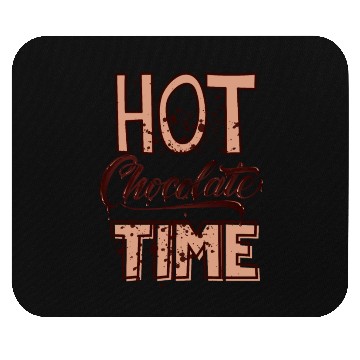 Discover Cute winter quotes - hot chocolate time Mouse Pads