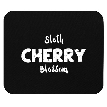 Discover Sloth Cherry Blossom - Sloth Mouse Pads