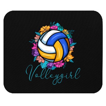 Discover Volleygirl Beach Volleyball Mouse Pads