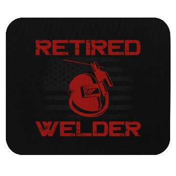 Discover Welder Welding Retirement Vintage Mouse Pads