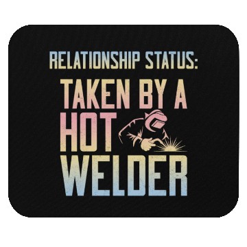 Discover Welder Welding Girlfriend Mouse Pads