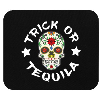 Discover Sugar Skull T - Mouse Pads | Trick Or Tequila Mouse Pads