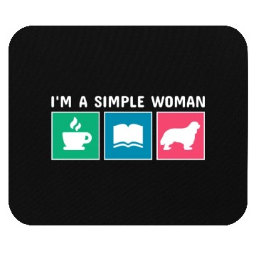 Discover Coffee Books Cavalier King Charles Spaniel Mouse Pads