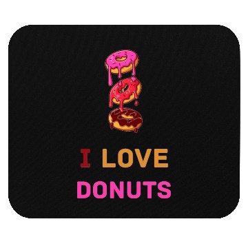 Discover I LOVE DONUTS Mouse Pads