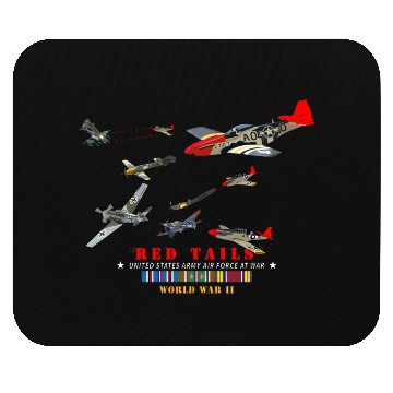 Discover Army AAC 332nd Fighter Group Red Tails At War Mouse Pads