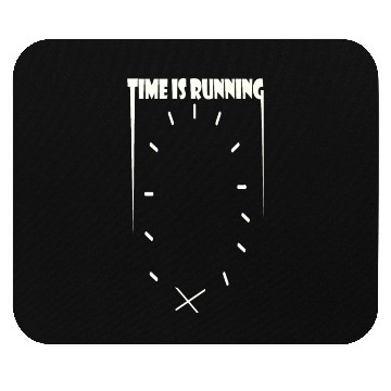 Discover Time Is Running Mouse Pads