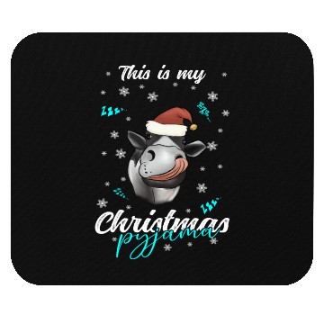 Discover Winter Christmas Pyjama Cow Mouse Pads