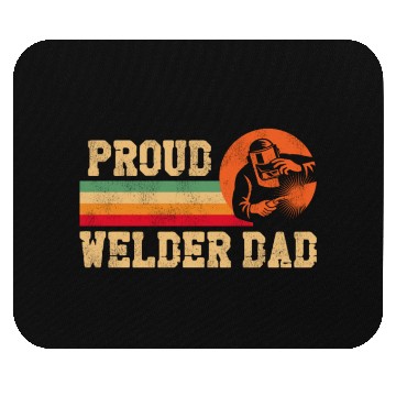 Discover Welder Welding Dad Father Vintage Mouse Pads
