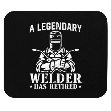 Discover Welder Welding Retirement Vintage Mouse Pads