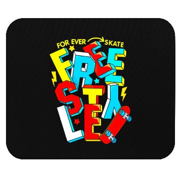 Discover freestyle skating Mouse Pads