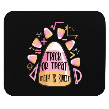 Discover Trick Or Treat Halloween Math Is Sweet Candy Corn Mouse Pads
