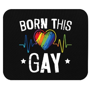 Discover Born This Gay Rainbow Pride Month LGBTQ Gay Pride Mouse Pads