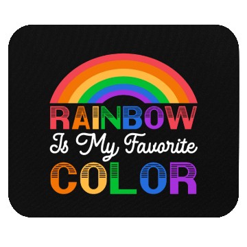 Discover Rainbow Is My Favorite Color Pride Month Mouse Pads