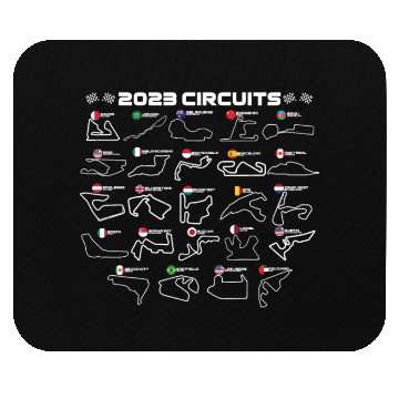 Discover Formula Racing 2023 Circuits Formula Racing Mouse Pads
