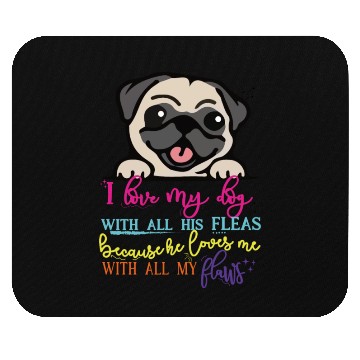Discover For dog lovers exclusive design with cute phrase Mouse Pads