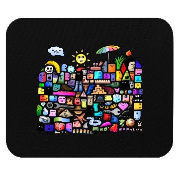 Discover SUMMER stone faces - DIGITAL Mouse Pads