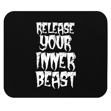 Discover Release your inner beast Mouse Pads