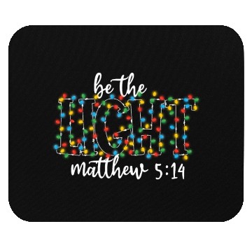 Discover Be The Light Mathew Christmas Lights Teacher Mouse Pads