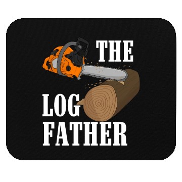 Discover Lumberjack Orange Chainsaw Mouse Pads