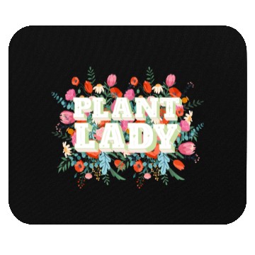 Discover Plant Lady Flowers in Background Mouse Pads
