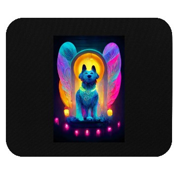 Discover Angel Dog 015 Mouse Pads