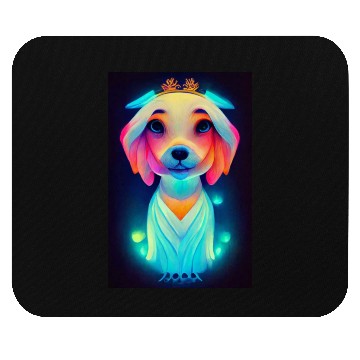 Discover Angel Dog 013 Mouse Pads