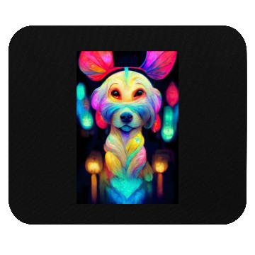 Discover Angel Dog 021 Mouse Pads