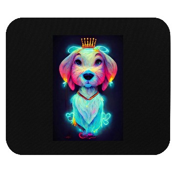 Discover Angel Dog 024 Mouse Pads