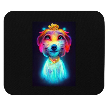 Discover Angel Dog 027 Mouse Pads