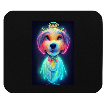 Discover Angel Dog 028 Mouse Pads