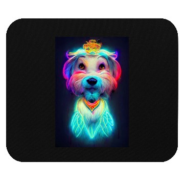 Discover Angel Dog 029 Mouse Pads