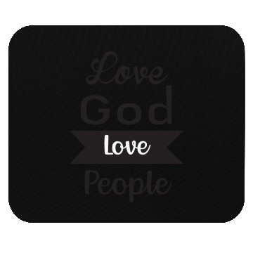 Discover Love God Love People Mouse Pads
