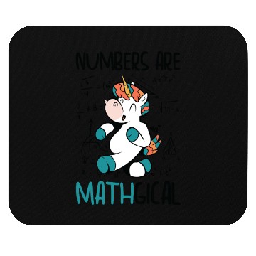 Discover Math Number Lovers Mathematics Unicorn Teacher Mouse Pads