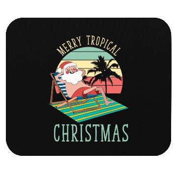 Discover Merry Tropical Christmas Beach Christmas Mouse Pads