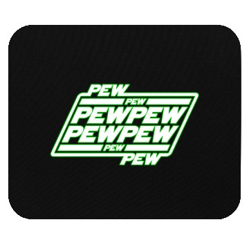 Discover Pew Pew Pew Mouse Pads