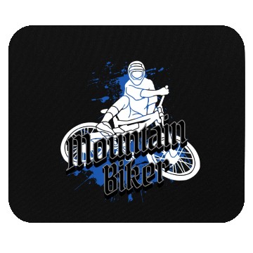 Discover Mountain Biker - bike Mouse Pads